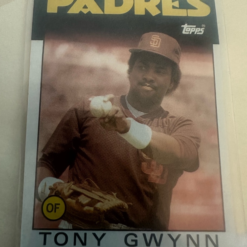 San Diego Padres Tony Gwynn Baseball Card